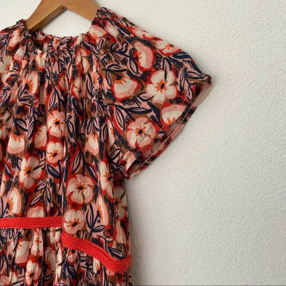 Gymboree Floral Print Short Sleeve Dress Size‎ 5
